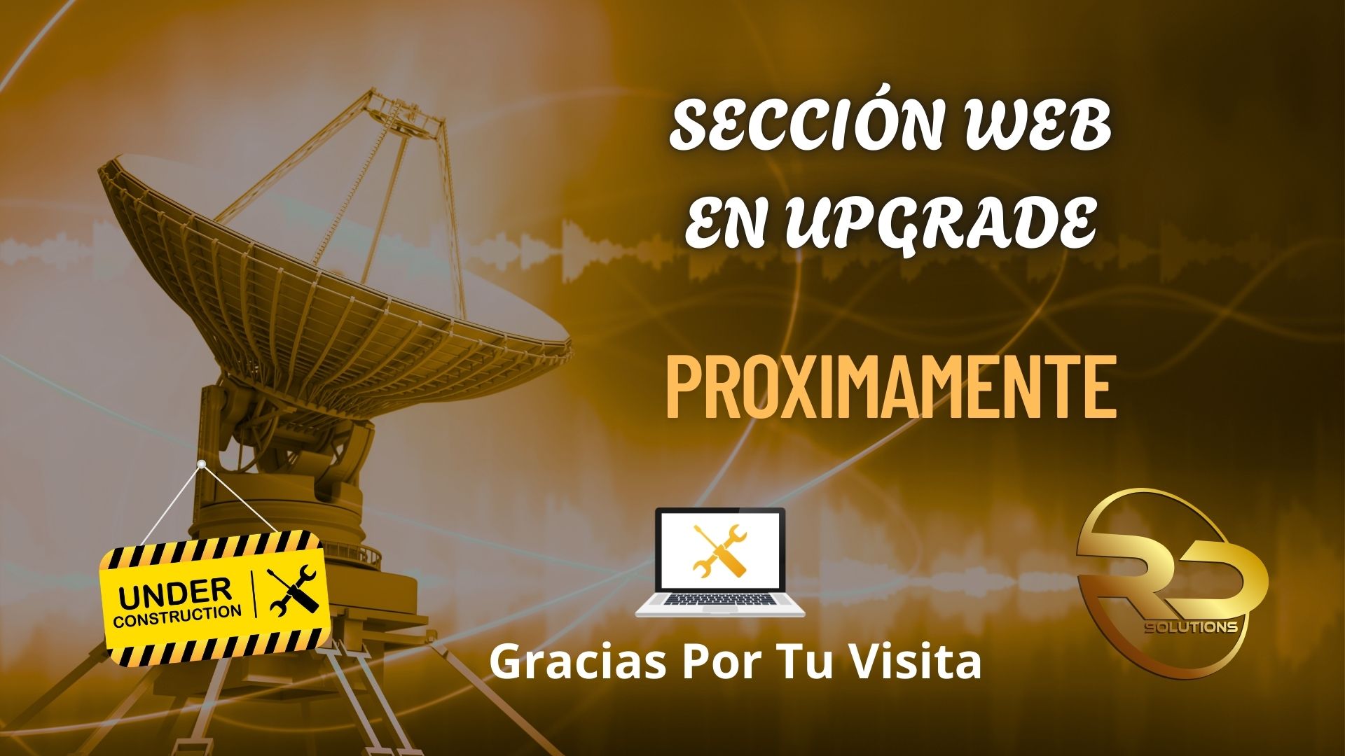 Sección Web Construcción